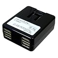 USB 4�|�[�g���� ���o��2A�^�C�v USB�[�d��(AC�A�_�v�^) USB�[�d�ɑΉ������ő�4�̋@����ƒ�p�R���Z���g�œ����[�d UMA-4USBAC2A