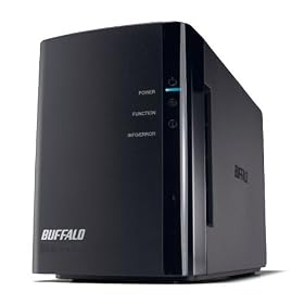 BUFFALO RAID1�Ή� NAS(�l�b�g���[�NHDD) 2�h���C�u���f�� 2TB LS-WX2.0TL/R1J