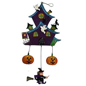 802296 Hanging Metal Deco - House