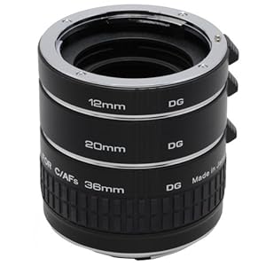 【クリックでお店のこの商品のページへ】Kenko デジタル接写リングセット 12mm、20mm、36mmセット
