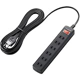 ELECOM ���K�[�h�^�b�v �ꊇ�X�C�b�` 6�� 5m BK T-K02-2650BK