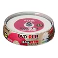TDK �f�[�^�pDVD-R DL(8.5GB) �z���C�g���C�h�v�����^�u�� 2-8�{�� ���{�� �X�s���h��10���p�b�N DR85PWB10PS