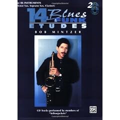 14 Blues and Funk Etudes: For 'B Flat' Instruments (Tenor Sax,Soprano Sax,Clarinet)