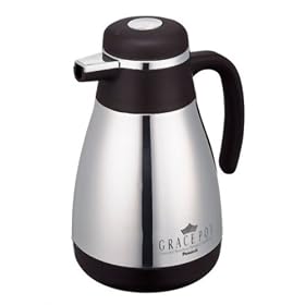 �s�[�R�b�N �O���[�X�|�b�g(�X�e�����X���܂ق��т�) 1.0L �u���E�� AHG-100M-T