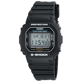 [�J�V�I]CASIO �r���v G-SHOCK �W�[�V���b�N �N���V�b�N�f�W�^���E�H�b�`�@DW5600E-1V �����Y ���s�A���i