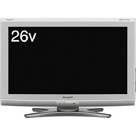 SHARP AQUOS 26V�^ �n��EBS�E110�xCS�f�W�^���n�C�r�W�����t���e���r �V���o�[�n LC-26E6-S