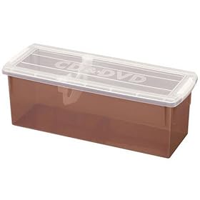 �����Â��x�X�g �L���p�e�B �R���e�i CD&DVD�T�C�Y �N���A�u���E�� CDC-101CSN