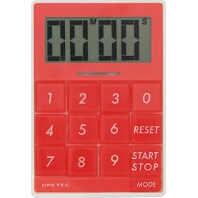 DRETEC �f�W�^���^�C�}�[ �u�L���[�r�b�N�v �y���ƃ����f�B�Ŏ��Ԃ����m�点�z ���b�h T-192RD