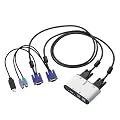 ELECOM PS/2��USB�p�\�R���ؑ֊� KVM-KHN