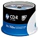 HP �f�[�^�pCD-R 700MB 52�{���Ή� �z���C�g���C�h�v�����^�u�� 50���X�s���h�� CDR80HPWBX50SA