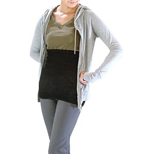 おや炭くらぶ シルクバランス ウエストウォーマー ブラック