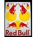 �ySTICKER�z��l�C!!!RED�@BULL�i���b�h�E�u���j�X�e�b�J�[�iLL)-RD10