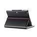 Acase PU ���U�[�P�[�X for iPad 2 �u���b�N �i�X�^���h�@�\�E�p�x�����@�\�t�j