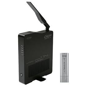 Corega Draft 11n�Ή� ����LAN���[�^�[ + USB�A�_�v�^�Z�b�g CG-WLBARGNH-U