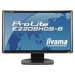 iiyama 21.5インチワイド液晶ディスプレイ 1920×1080(フルHD1080P)対応 2系統入力装備 マーベルブラック PLE2208HDS-B2