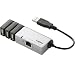 Logitec 3�|�[�g USB�n�u����LAN�A�_�v�^ �V���o�[ LAN-TX/U2H3S