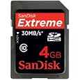 SanDisk SDHC�J�[�h Class10 4GB SDSDX3-004G-J31A �T���f�B�X�N (2���̊��z) 2,380