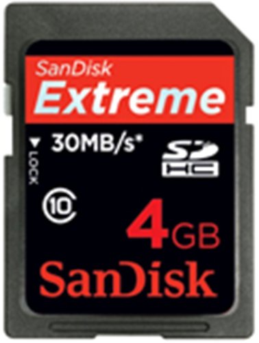 SanDisk SDHC�J�[�h Class10 4GB SDSDX3-004G-J31A �T���f�B�X�N (2���̊��z) 2,380