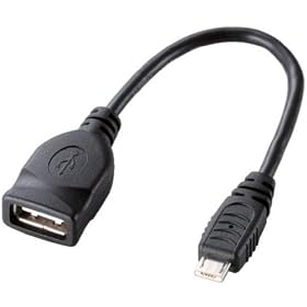 ELECOM USB2.0�P�[�u�� microA-A���X�^�C�v ���� 0.15m �u���b�N U2C-EMA015BK