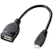 ELECOM USB2.0�P�[�u�� microA-A���X�^�C�v ���� 0.15m �u���b�N U2C-EMA015BK