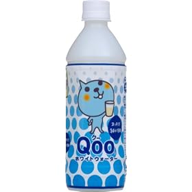 Qoo �z���C�g�E�H�[�^�[500mlPET�~24�{