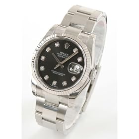 [�����b�N�X]ROLEX �r���v Ref.116234 �f�C�g�W���X�g �_�C���C���f�b�N�X WG�x�[�� 3�A�u���X �u���b�N Ref.116234G �����Y [���s�A���i]