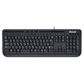 �}�C�N���\�t�g �L�[�{�[�h Wired Keyboard 600 �u���b�N ANB-00035
