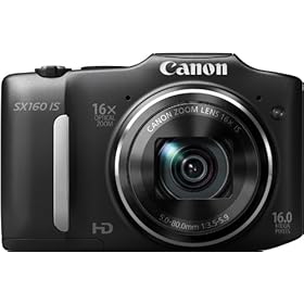 Canon �f�W�^���J���� PowerShot SX160IS ��1600����f ���w16�{�Y�[�� �P3�`�d�r PSSX160IS