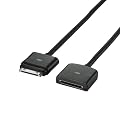 ELECOM iPhone4/4S/3GS/3G/iPad/��Pod �Ή� DOCK�����P�[�u�� 0.5m �u���b�N MPA-ED05BK