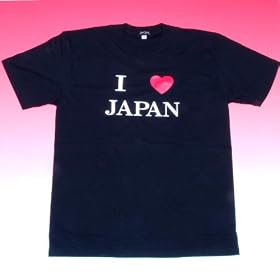 �A�C���u���{/I LOVE JAPAN�@T�V���c�@�傫�ȊO�l����ւ̋��s�󑐓��{��ԓy�Y �傫��XXL�T�C�Y(3L�T�C�Y)