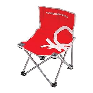 【クリックで詳細表示】BENETTON(ベネトン) コンパクトチェア ミニ ラズベリーレッド