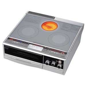 【クリックで詳細表示】三菱 IHヒーター 幅60cm 3口IH グレイスシルバー CS-G39CS