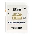 TOSHIBA SDHC�������J�[�h Class10 8GB SD-AX08GWF [�t���X�g���[�V�����t���[�p�b�P�[�W(FFP)]