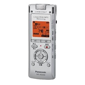 Panasonic IC���R�[�_�[ �V���o�[ RR-XS650-S