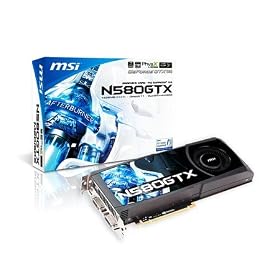 MSI Computer �r�f�I�J�[�h NVIDIA GeForce GTX580 1536MB N580GTX-M2D15/D5
