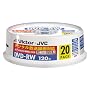 Victor �f���pDVD-RW CPRM�Ή� 2�{�� 120�� 4.7GB �z���C�g�v�����^�u�� 20�� VD-W120SQ20