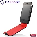 CAPDASE iPhone 4S / 4 Capparel Protective Case: Forme, Black / Red ハンドメイド レザーケース ブラック / レッド CPIH4-1019