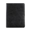 Acase �{�v ���B���e�[�W ���U�[�P�[�X for new iPad / iPad 2 �u���b�N �i�X�^���h�@�\�E�p�x�����@�\�t�j
