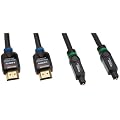 Amazon�x�[�V�b�N �n�C�X�s�[�hHDMI�P�[�u�� 2.0m / TOS�����N���I�[�f�B�I�P�[�u�� 1.8m