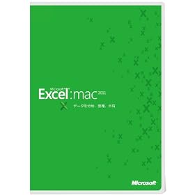 Microsoft Excel for Mac 2011 [�p�b�P�[�W]