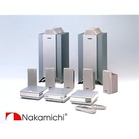 Nakamichi �z�[���V�A�^�[�Z�b�g SoundSpace8 1/2 5.1ch �A�N�e�B�u�T�u�E�[�t�@�[ DVD�v���[���[�Z�b�g