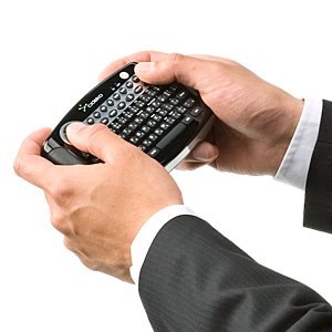 エアーマウス & キーボード 新感覚 空中 ワイヤレスマウス キーボード 400-SKB011 [PC]