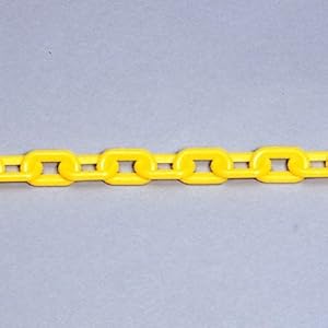 【クリックで詳細表示】ユニット プラスチック チェーン 871-11 黄 40m