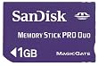 SanDisk MemoryStick Pro Duo 1GB SDMSPD-1024-J61