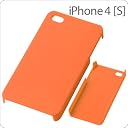 レイアウト iPhone4/4S用カラフルシェルジャケット/オレンジ RT-P4C5/O