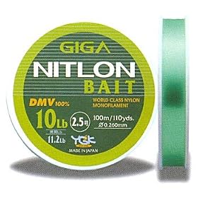 【クリックで詳細表示】YGKよつあみ ギガ ニトロン ベイト 100m グリーン 16lb