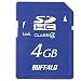 BUFFALO Class4 SDHC�J�[�h 4GB RSDC-S4GC4