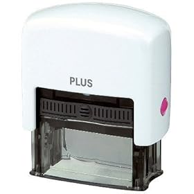 【クリックで詳細表示】PLUS 個人情報保護スタンプ 早撃ちケシポン ホワイト IS-200CM WH 37-093