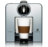  Nespresso  ル・キューブ アルミニウム [オリジナルカップ&ソーサー、お試しカプセル付き] D185AL
