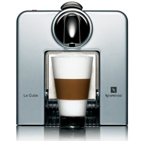  Nespresso  ル・キューブ アルミニウム [オリジナルカップ&ソーサー、お試しカプセル付き] D185AL